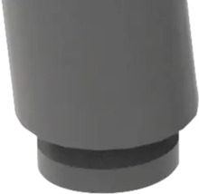 Tuyau d''évacuation gris en plastique