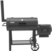 Tenneker Logo auf einem Holzkohlegrill mit Räucherfunktion
