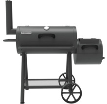 Logo Tenneker sur un barbecue au charbon de bois avec fonction fumoir