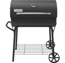 Tenneker Holzkohlegrill mit Ablageflächen und Rädern