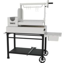 Tenneker Holzkohlegrillwagen mit Ablageflächen und Rädern