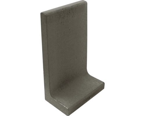 L-Stein Winkelstein anthrazit 50 cm x 7 cm x 100 cm Fußtiefe = 50 cm L-Stein Winkelstein anthrazit 50 cm x 7 cm x 100 cm Fußtiefe = 50 cm