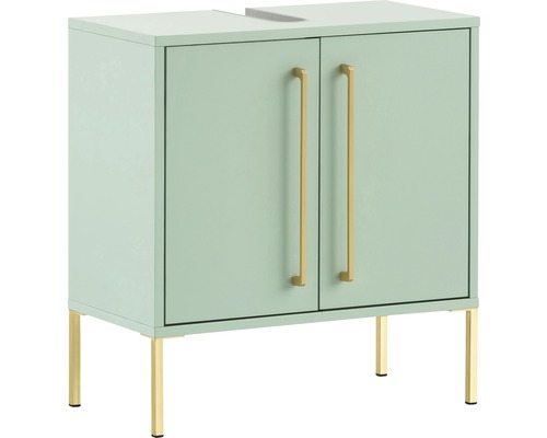 Meuble sous-lavabo avec deux portes et pieds