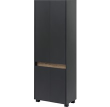 Hochschrank Möbelpartner Cosmo BxHxT 56,9 x 164,5 cm x 33 cm Frontfarbe anthrazit
