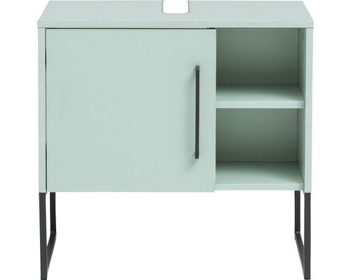 Waschtischunterschrank Möbelpartner Limone BxHxT 60,4 x 59,5 cm x 33 cm Frontfarbe mintgrün