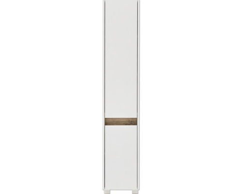 Armoire haute Möbelpartner Cosmo couleur de façade blanc 30,2 x 164,5 x 33 cm