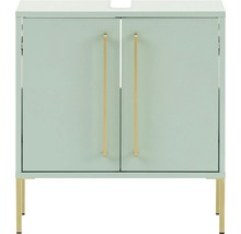 Meuble sous vasque Möbelpartner Sarah lxhxp 57.1x61.2x30.1 cm menthe