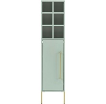 Armoire maxi Möbelpartner Sarah couleur de façade vert menthe 30,4 x 130,6 x 21,8 cm-thumb-2