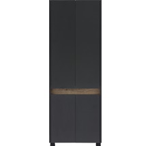 Hochschrank Möbelpartner Cosmo BxHxT 56,9 x 164,5 cm x 33 cm Frontfarbe anthrazit