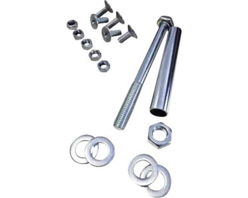 Assortiment de vis, écrous, rondelles et entretoise