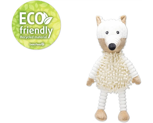 Beetztees Jouet Loup en matériau recyclé
