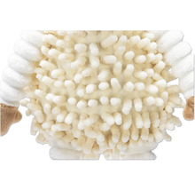 Vue détaillée d''un agneau en peluche