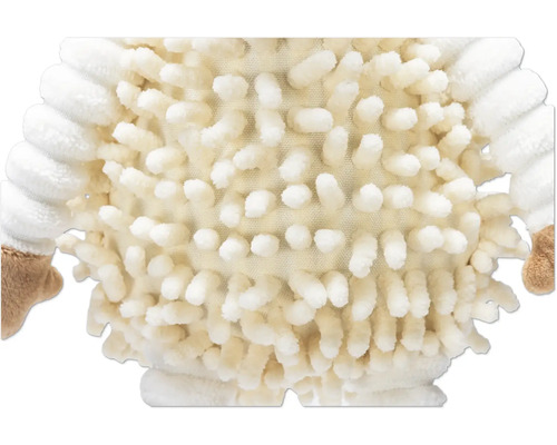 Vue détaillée d''un agneau en peluche