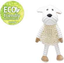 Jouet mouton en peluche fabriqué à partir de matériaux recyclés avec le label Eco Friendly