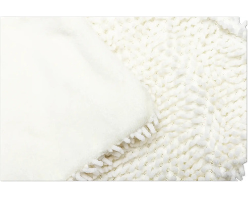 Vue détaillée d''une housse de balai à poussière blanche