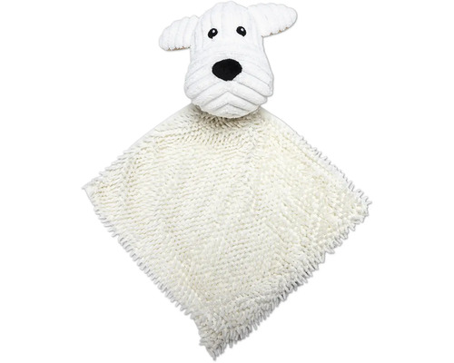 Doudou chien en textile