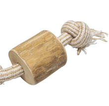 Jouet pour chien en bois et corde