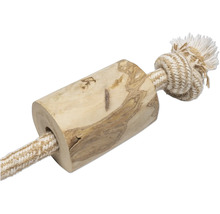Jouet en bois et corde pour chiens
