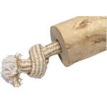 Jouet pour chien en bois et corde