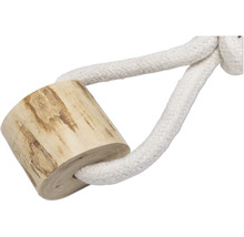 Jouet pour chien en bois et corde
