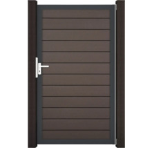 Gartentor aus Holz mit Griff
