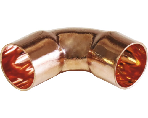 Angle 90° 2 manchons 12mm 10 pièces cuivre Coude en cuivre à 90 degrés pour installations de tuyauterie