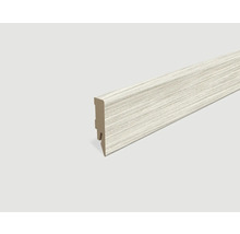 Plinthe plaxée chêne gris blanc L557 2400 x 58 x 14 mm