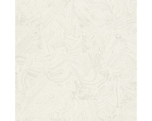 Papier peint intissé 10358-01 Melissa marbre blanc Motif d''un papier peint vinyle aspect marbre