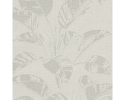 Vliestapete 10459-02 Opus Blättermotiv beige Tapete mit Blattmuster