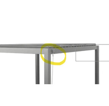Vue détaillée d''une pergola