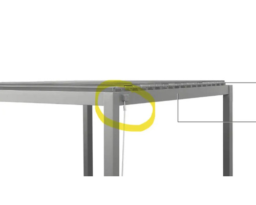 Detailansicht einer Pergola