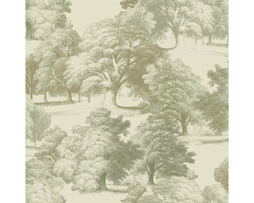 Tapete mit Baumlandschaftsmuster