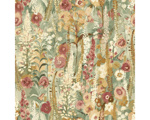 Papier peint à motifs floraux