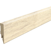Fussleiste mit Holzdekor