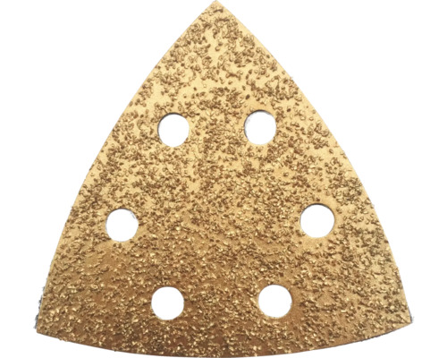Schleifdelta für Deltaschleifer Multischleifer Carbide ,90x90x90 mm ,Korn 60 ,6 ,1 Stück