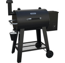Tenneker Pelletgrill mit Ablagefläche, Rädern und Rauchabzug