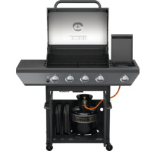 Barbecue à gaz Tenneker avec cinq brûleurs, ouvert