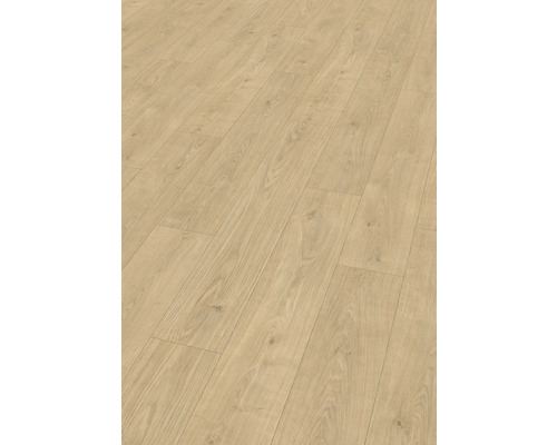 Sol vinyle Berdal chêne marron clair plancher maison de campagne 1292 x 193 x 7,5 mm