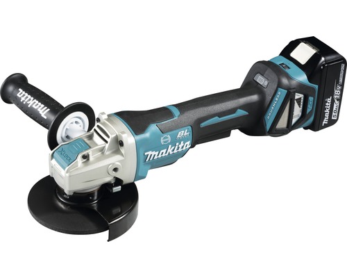 Makita Akku Winkelschleifer mit 18 Volt Akku und X-Lock System