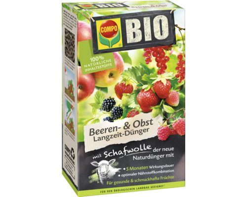 Emballage d''engrais Compo Bio pour fruits rouges et fruits