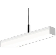 Suspension avec abat-jour rectangulaire