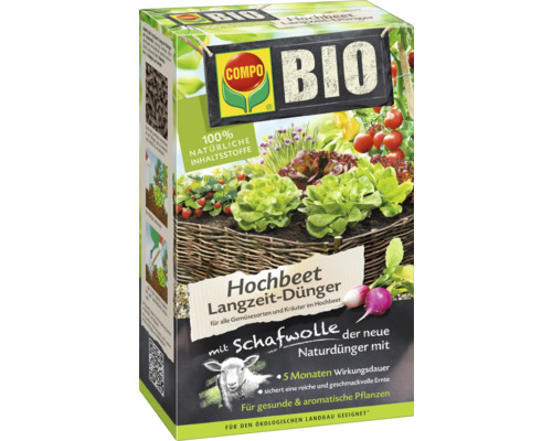 Compo Bio Hochbeet Langzeit-Dünger Verpackung