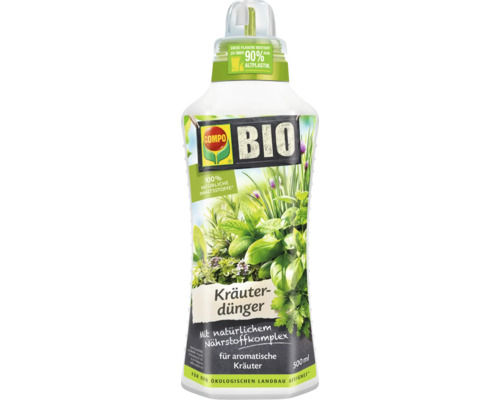 Compo Bio Engrais pour herbes aromatiques en bouteille de 500 ml
