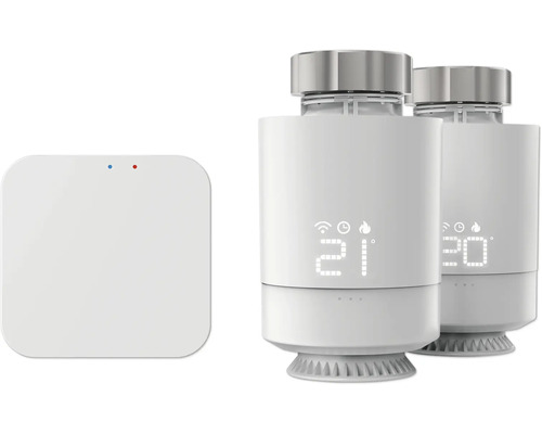 Kit de démarrage hama commande du chauffage Wi-Fi avec 2x tête thermostatique M30 x 1,5 blanc 176662