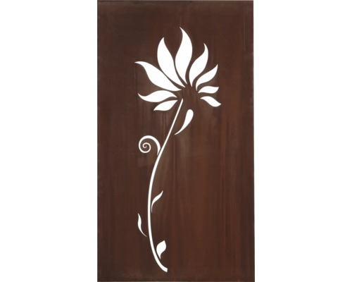 Panneau décoratif avec découpe de fleur
