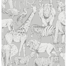 Papier peint intissé 108567 Kids@Home Jungle Animals