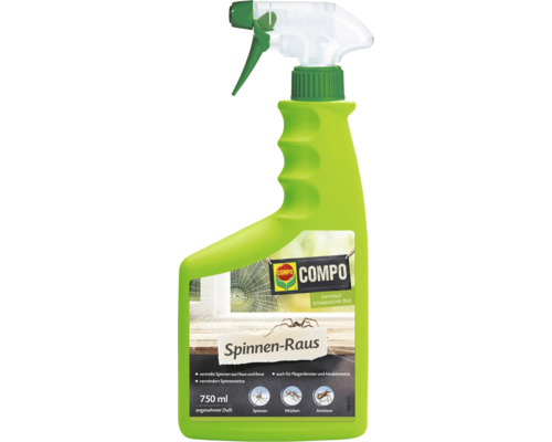Répulsif pour araignées Compo 750 ml actif naturel Inoffensif pour les insectes utiles et les animaux domestiques