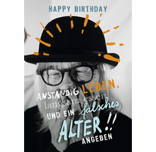 Carte postale Ein falsches Alter angeben 10,5x14,8 cm