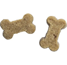 Deux friandises pour chiens en forme d''os