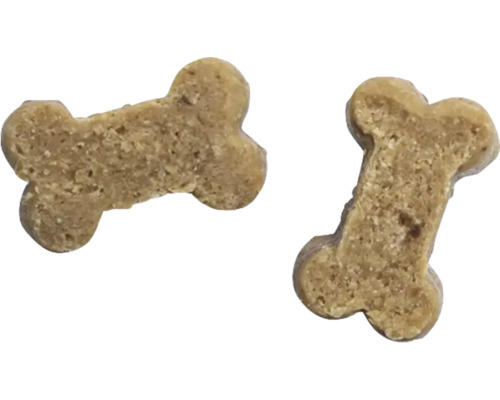 Deux friandises pour chiens en forme d''os